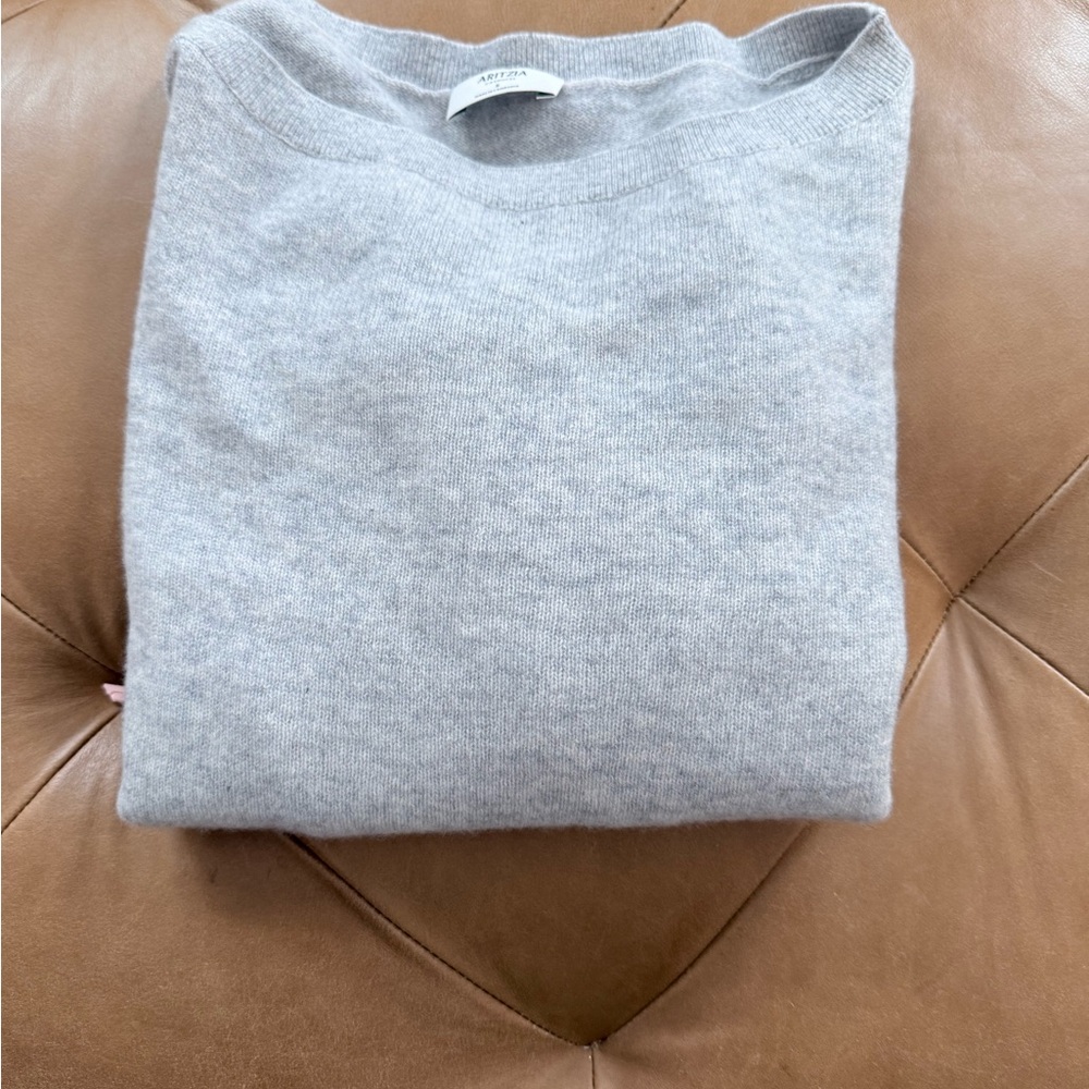 Artzia Gray Women's cashmere Sweater